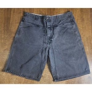 Vintage Marithe Francois Girbaud Denim Black Jean Shorts Size 40